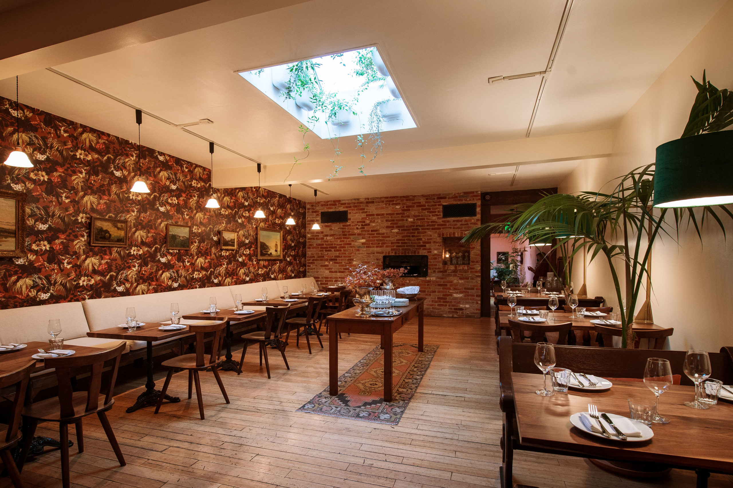 A view of the middle dining room
